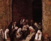 尤金 布丹 : Leaving Mass in Brittany